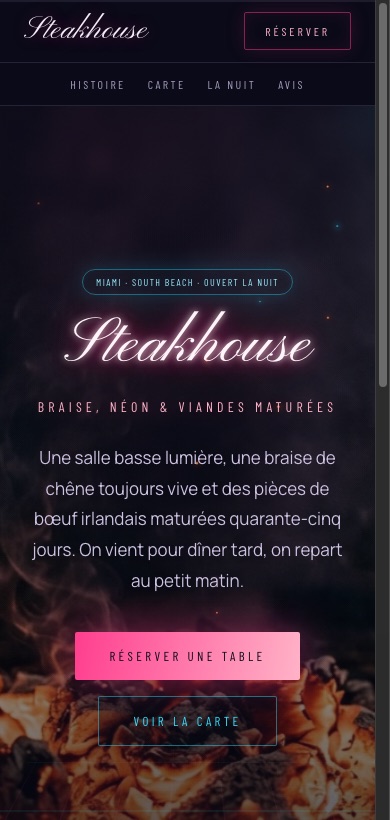 La même démo sur téléphone